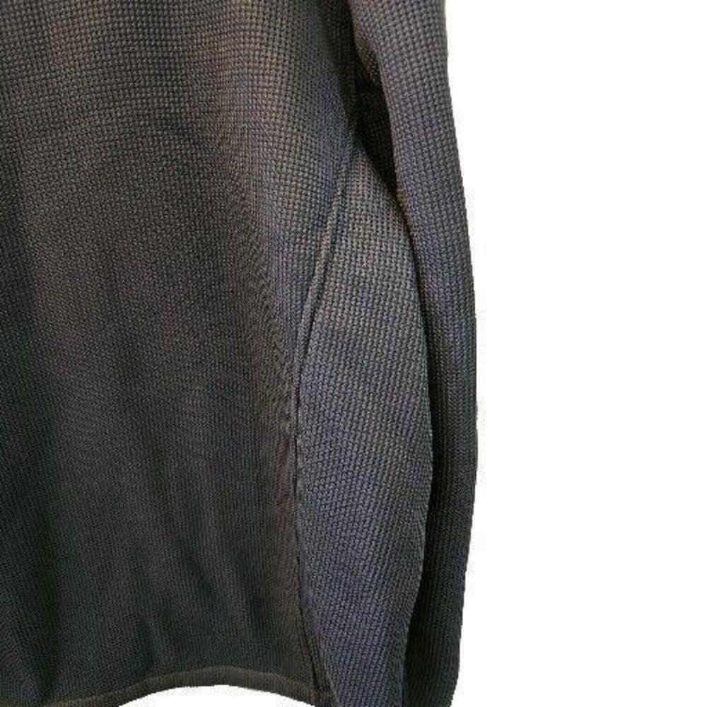 Gerry Mens XXL Navy Blue Full Zip Mock Neck Kangaroo Pockets Sweater - Picture 6 of 8